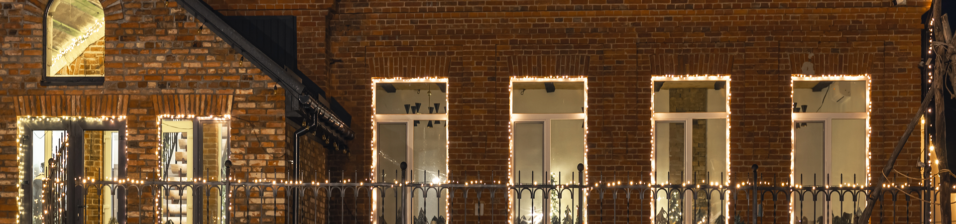 Overview graphic of MN Lighting Squad holiday, permanent, and commercial lighting services