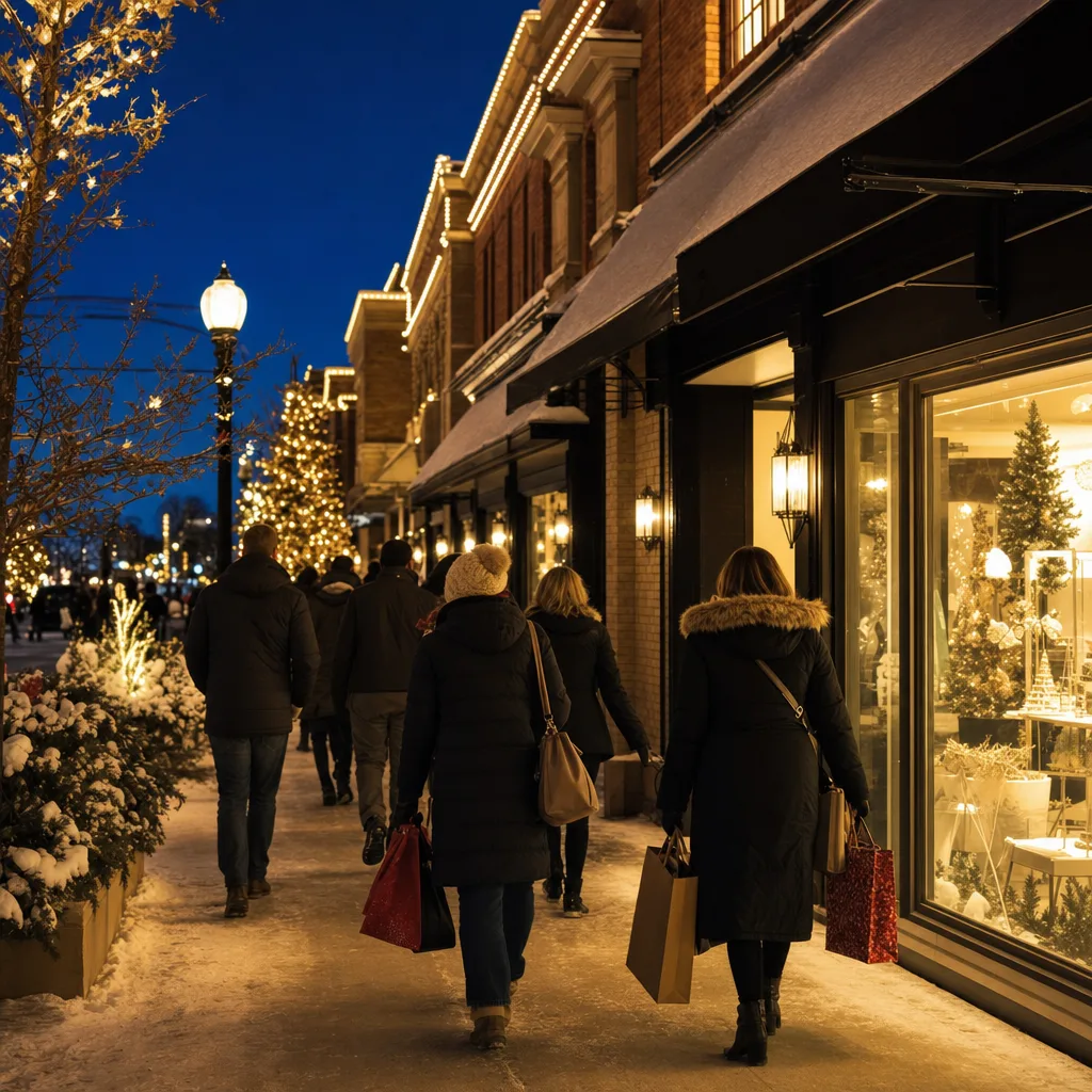 Header image for: Commercial Holiday Lighting for Twin Cities Retail: Why It Drives Foot Traffic