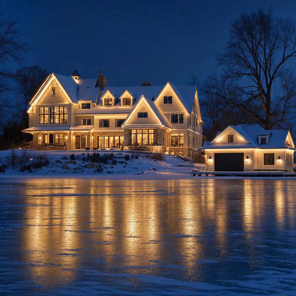 Wayzata Lakefront Permanent LED System lighting project in Wayzata, MN
